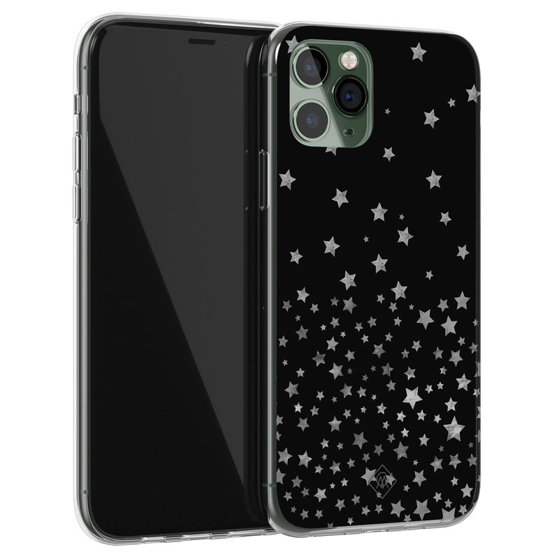 Casimoda iPhone 11 Pro siliconen hoesje - Falling stars