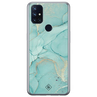 Casimoda OnePlus Nord N10 5G siliconen hoesje - Touch of mint