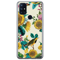 Casimoda OnePlus Nord N10 5G siliconen hoesje - Sunflowers