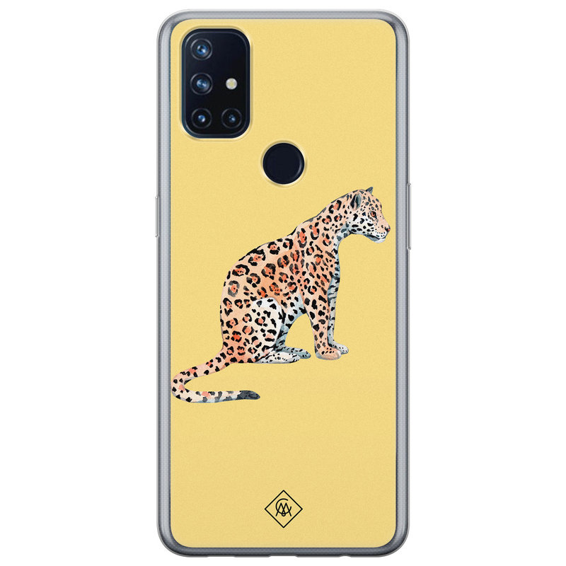 Casimoda OnePlus Nord N10 5G siliconen hoesje - Leo wild