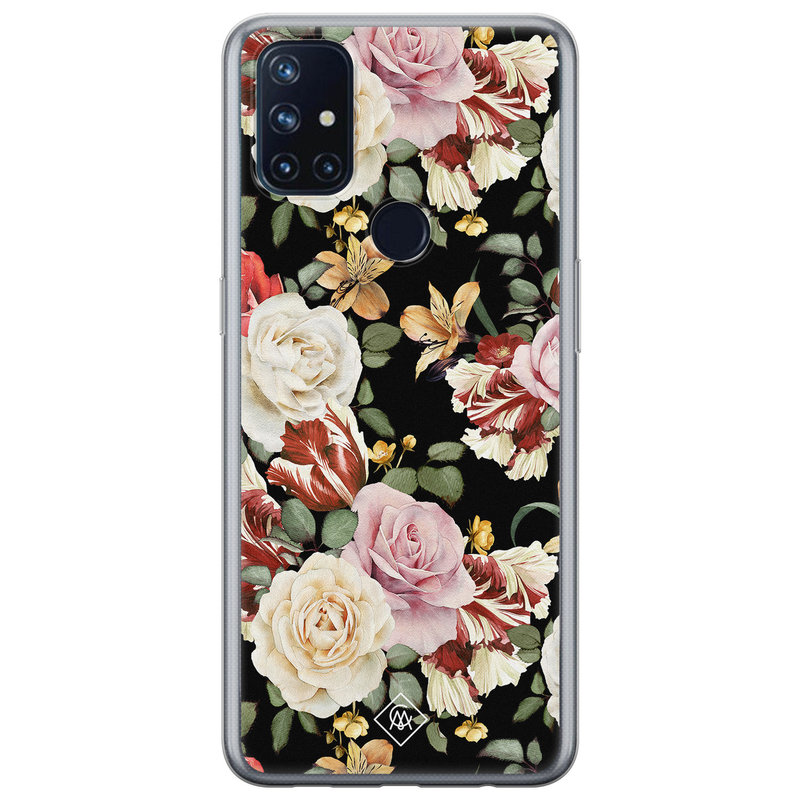 Casimoda OnePlus Nord N10 5G siliconen hoesje - Flowerpower