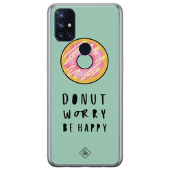 Casimoda OnePlus Nord N10 5G siliconen hoesje - Donut worry