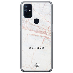 Casimoda OnePlus Nord N10 5G siliconen hoesje - C'est la vie