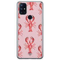 Casimoda OnePlus Nord N10 5G siliconen telefoonhoesje - Lobster all the way