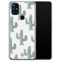 Casimoda OnePlus Nord N10 5G siliconen telefoonhoesje - Cactus print