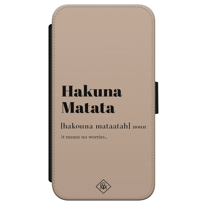 Casimoda iPhone X/XS flipcase - Hakuna Matata