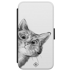 Casimoda iPhone X/XS flipcase - Kat kiekeboe