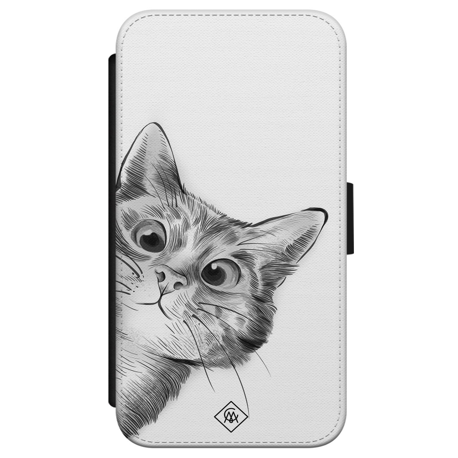 iPhone X XS flipcase Kat kiekeboe