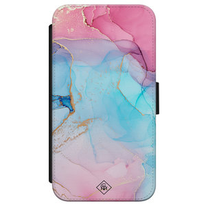 Casimoda iPhone X/XS flipcase - Marble colorbomb