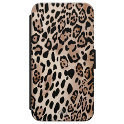 Casimoda iPhone X/XS flipcase - Luipaard print