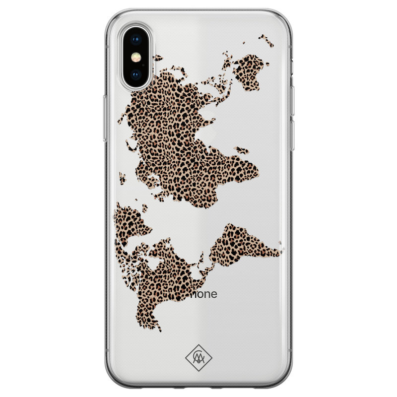 Casimoda iPhone X/XS transparant hoesje - Wild world