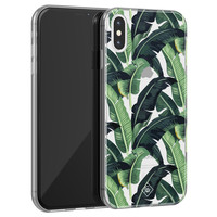 Casimoda iPhone X/XS transparant hoesje - Jungle