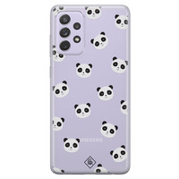 Casimoda Samsung Galaxy A52 transparant hoesje - Panda