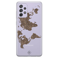 Casimoda Samsung Galaxy A72 transparant hoesje - Wild world