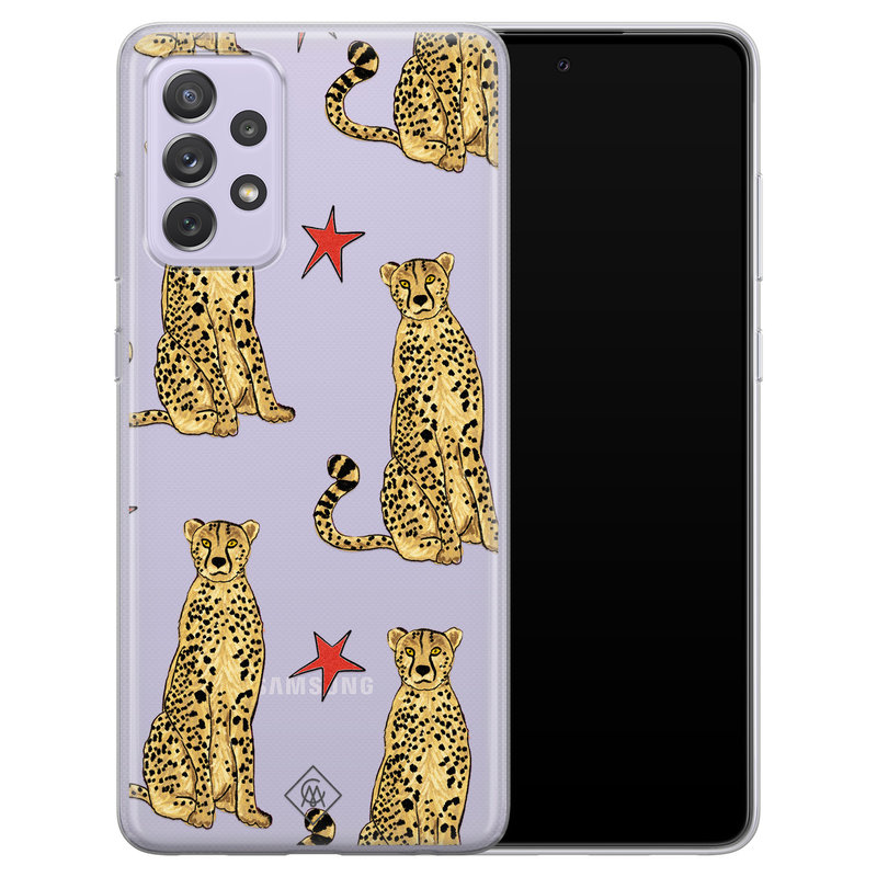 Casimoda Samsung Galaxy A72 transparant hoesje - Stay wild