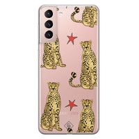 Casimoda Samsung Galaxy S21 transparant hoesje - Stay wild