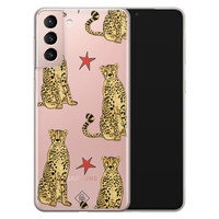 Casimoda Samsung Galaxy S21 transparant hoesje - Stay wild