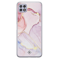 Casimoda Samsung Galaxy A22 5G siliconen hoesje - Purple sky