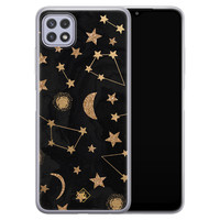 Casimoda Samsung Galaxy A22 5G siliconen hoesje - Counting the stars