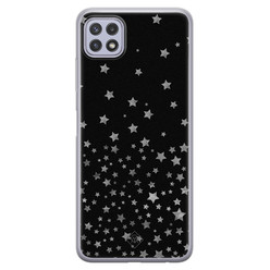 Casimoda Samsung Galaxy A22 5G siliconen hoesje - Falling stars