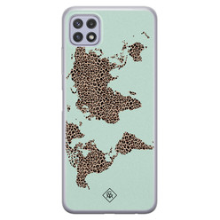 Casimoda Samsung Galaxy A22 5G siliconen hoesje - Wild world