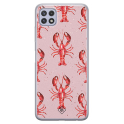 Casimoda Samsung Galaxy A22 5G siliconen hoesje - Lobster all the way