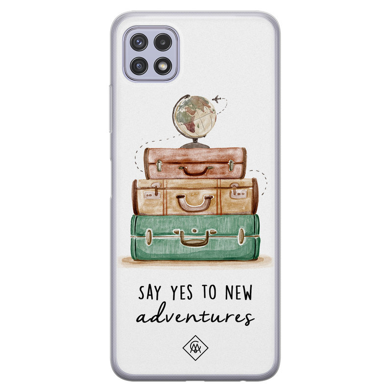 Casimoda Samsung Galaxy A22 5G siliconen hoesje - Wanderlust