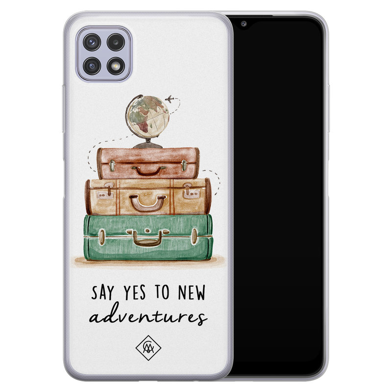 Casimoda Samsung Galaxy A22 5G siliconen hoesje - Wanderlust