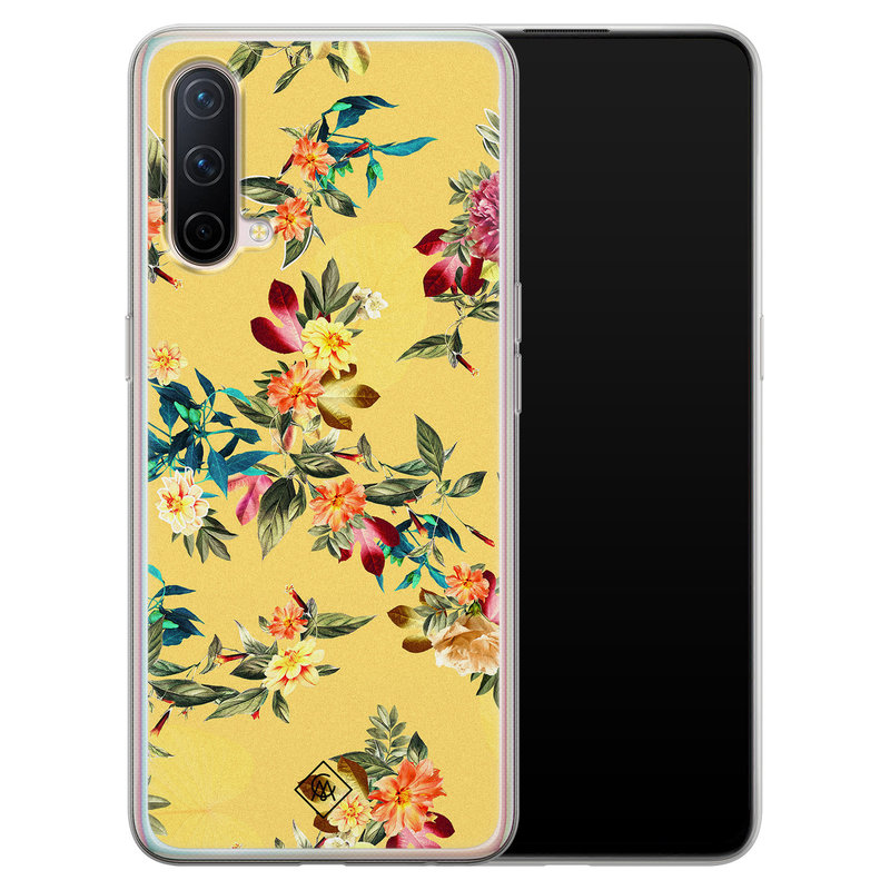 Casimoda OnePlus Nord CE 5G siliconen hoesje - Floral days