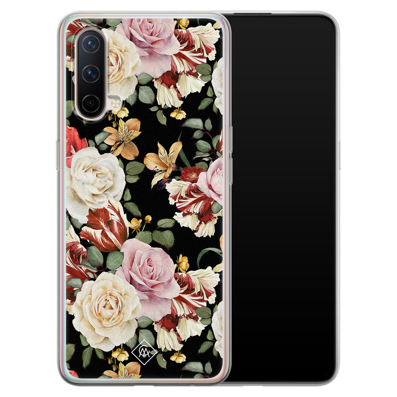 Casimoda OnePlus Nord CE 5G siliconen hoesje - Flowerpower