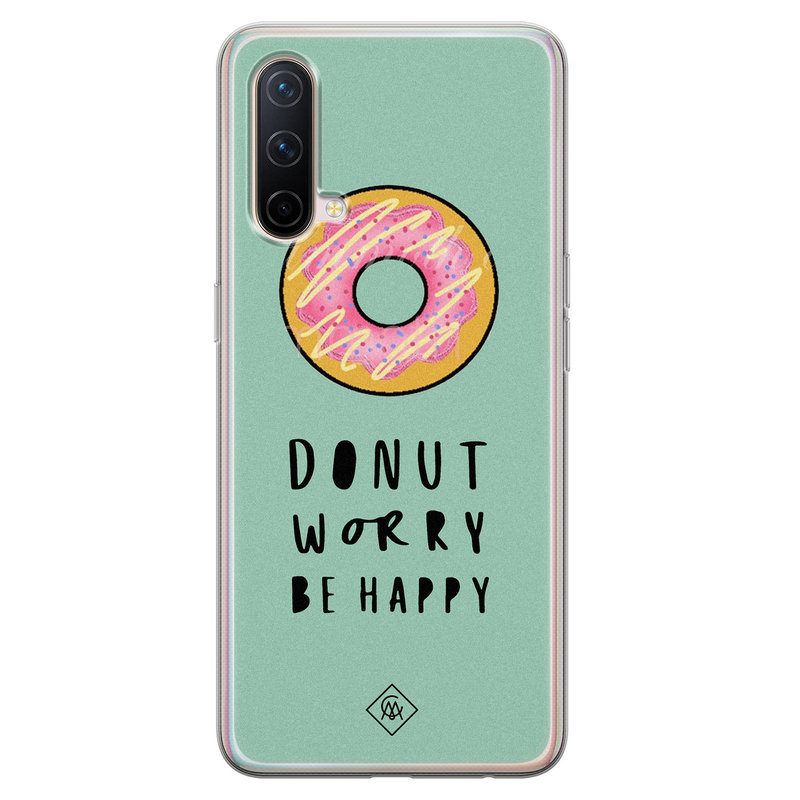 Casimoda OnePlus Nord CE 5G siliconen hoesje - Donut worry