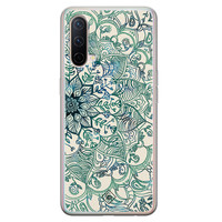 Casimoda OnePlus Nord CE 5G siliconen hoesje - Mandala blauw