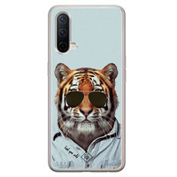 Casimoda OnePlus Nord CE 5G siliconen hoesje - Tijger wild