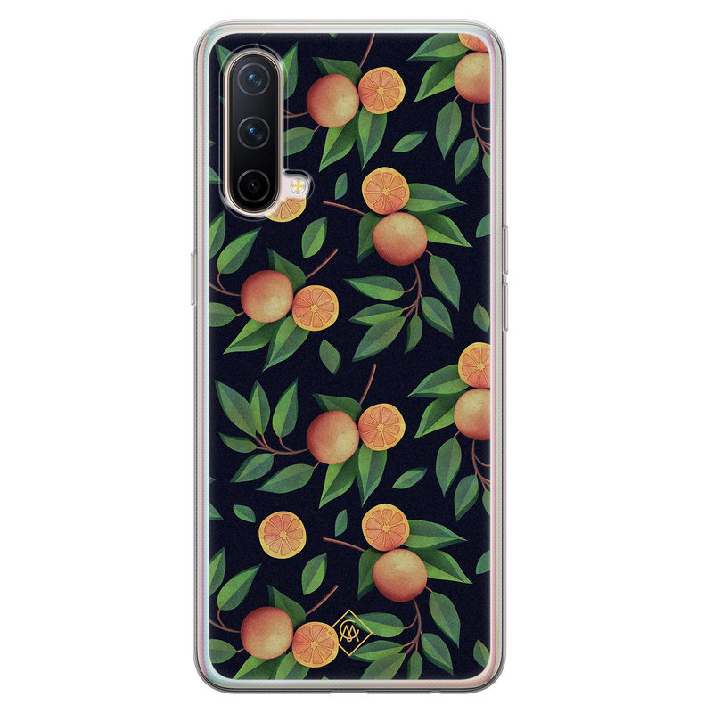 Casimoda OnePlus Nord CE 5G siliconen hoesje - Orange lemonade