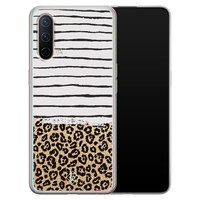 Casimoda OnePlus Nord CE 5G siliconen telefoonhoesje - Leopard lines