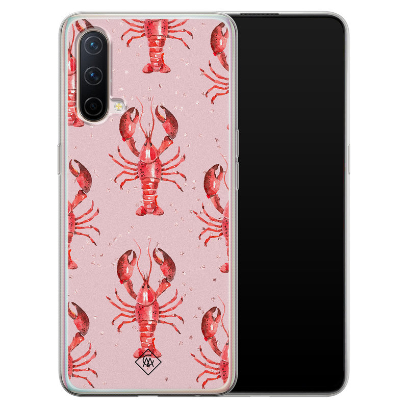 Casimoda OnePlus Nord CE 5G siliconen telefoonhoesje - Lobster all the way