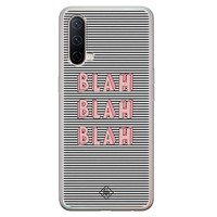 Casimoda OnePlus Nord CE 5G siliconen telefoonhoesje - Blah blah blah