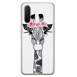 Casimoda OnePlus Nord CE 5G siliconen hoesje - Giraffe