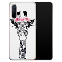 Casimoda OnePlus Nord CE 5G siliconen telefoonhoesje - Giraffe