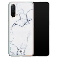 Casimoda OnePlus Nord CE 5G siliconen hoesje - Marmer grijs