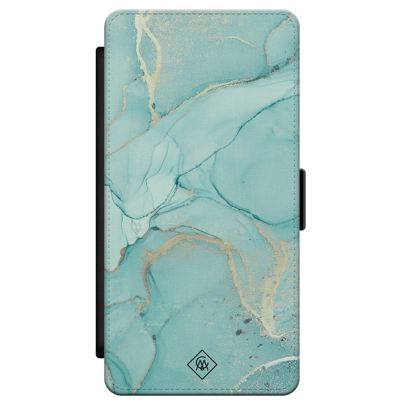 Casimoda Samsung Galaxy S21 flipcase - Touch of mint