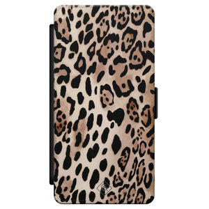 Casimoda Samsung Galaxy S21 flipcase - Luipaard print
