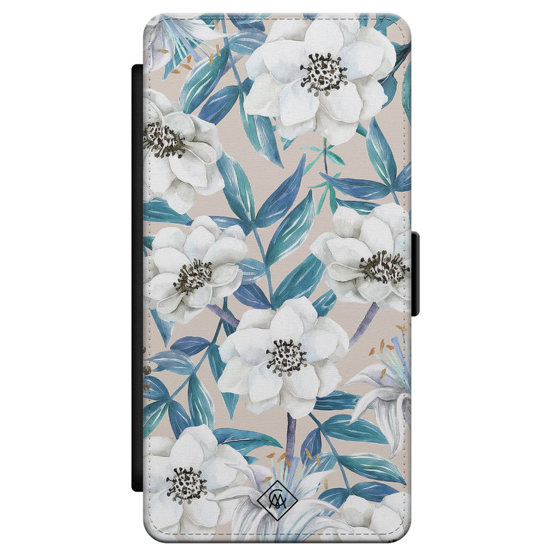 Casimoda Samsung Galaxy S21 flipcase - Touch of flowers