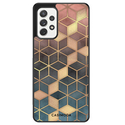 Casimoda Samsung Galaxy A72 hoesje - Cubes art