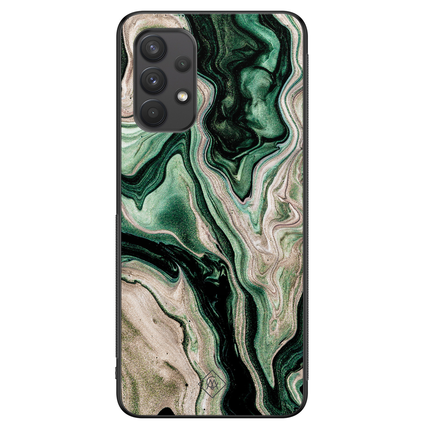 Samsung Galaxy A32 4G hoesje - Green waves