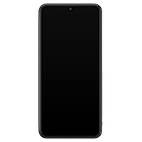 Casimoda Samsung Galaxy A32 4G hoesje - Marmer zwart oranje