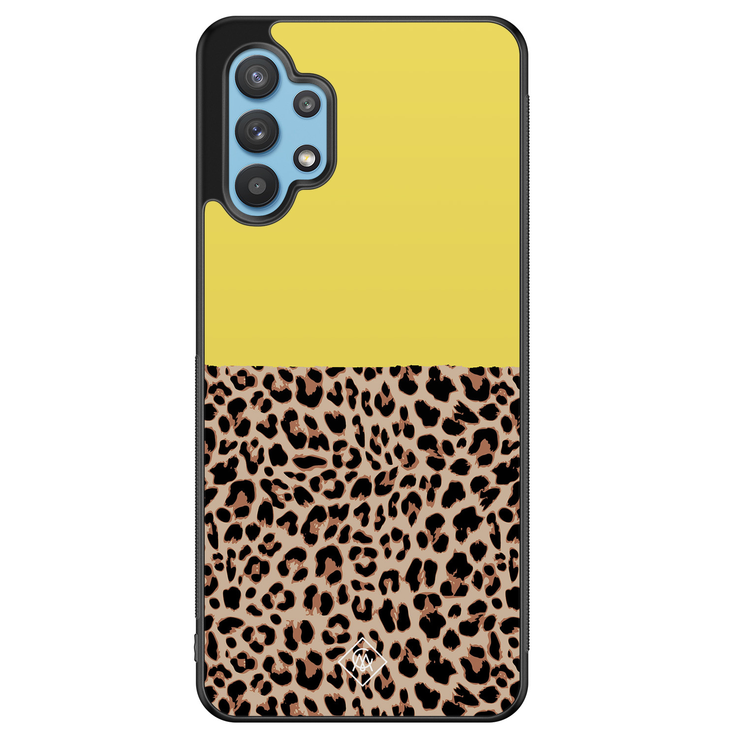 Samsung Galaxy A32 5G hoesje Luipaard geel