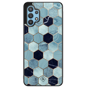Casimoda Samsung Galaxy A32 5G hoesje - Blue cubes