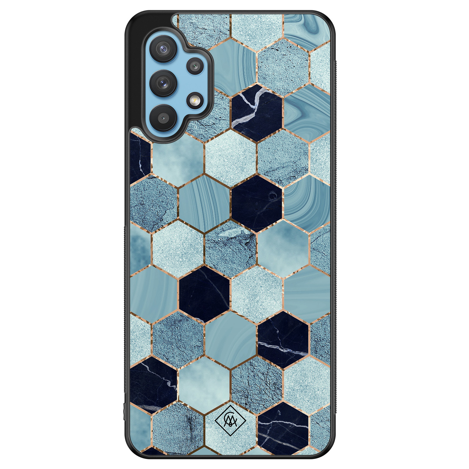 Samsung Galaxy A32 5G hoesje Blue cubes