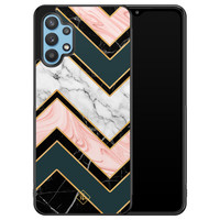 Casimoda Samsung Galaxy A32 5G hoesje - Marmer triangles